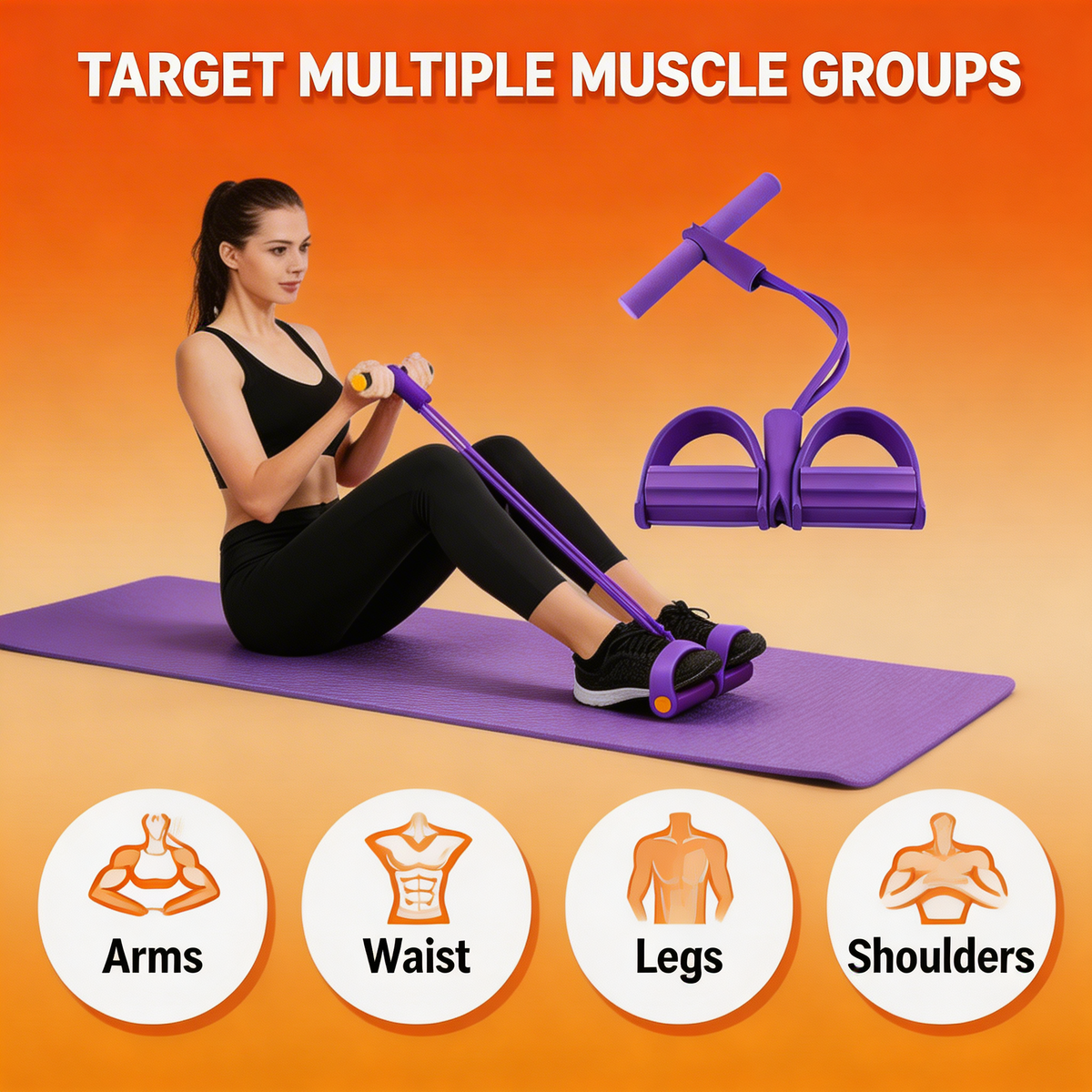 Yoga Pedal Puller (Fitness Resistance Band)