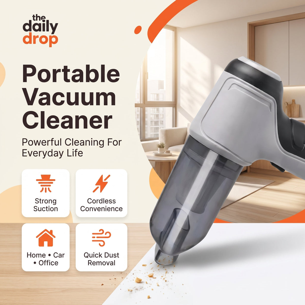 Wireless Powerful Portable Vacuum cleaner