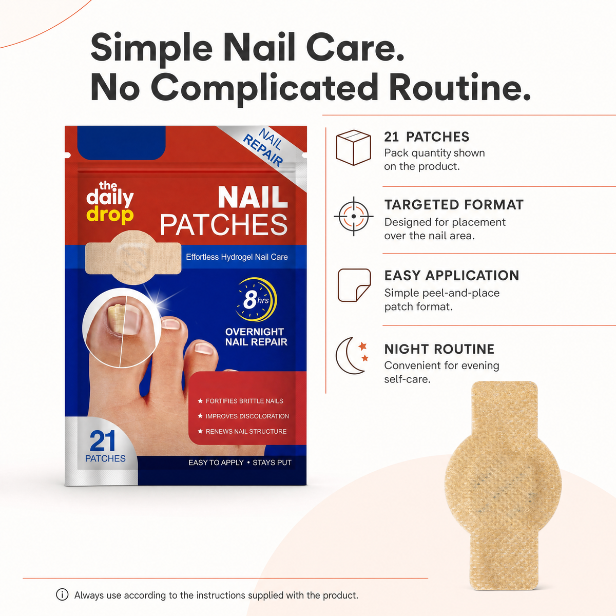 Nail Fungal Repair Patches