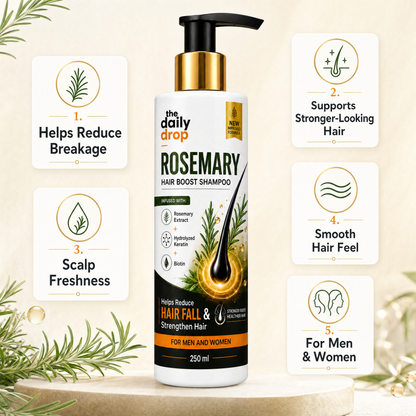 Rosemary Hair Boost Shampoo with Hydrolyzed Keratin & Biotin