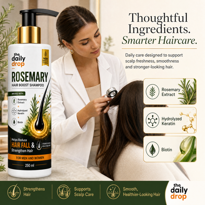 Rosemary Hair Boost Shampoo with Hydrolyzed Keratin & Biotin