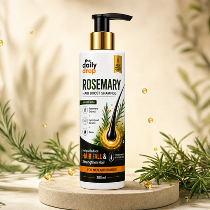 Rosemary Hair Boost Shampoo with Hydrolyzed Keratin & Biotin